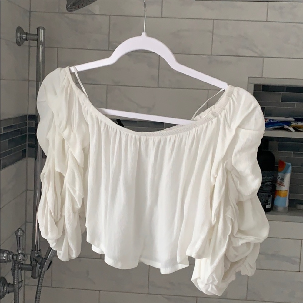 LF off the shoulder top